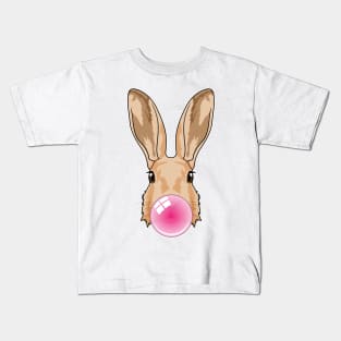 Bunny with Chewing gum Kids T-Shirt